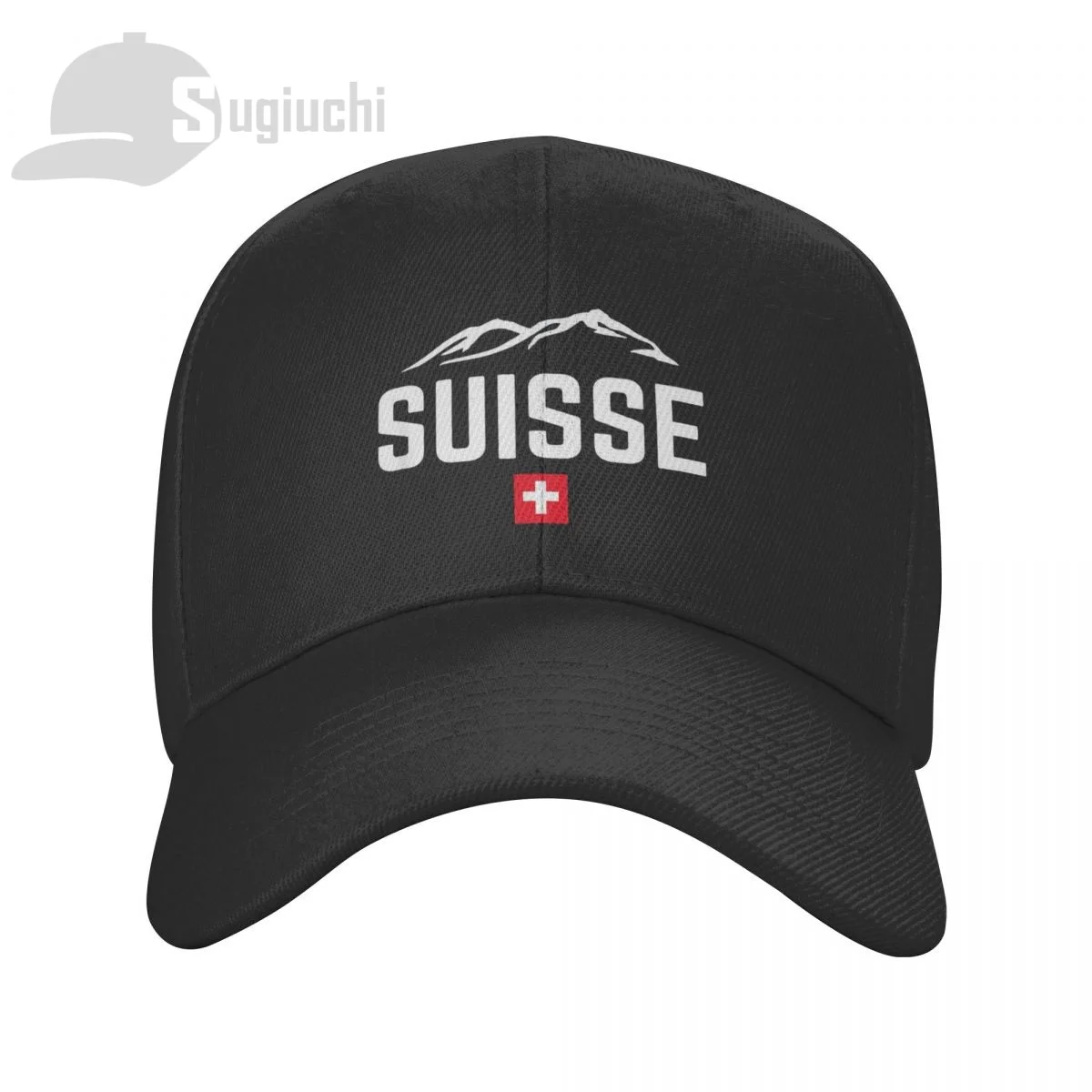 Switzerland SUISSE Country Flag With mountain Sun Baseball Cap Dad Hats Adjustable For Men Women Unisex Cool Outdoor Hat