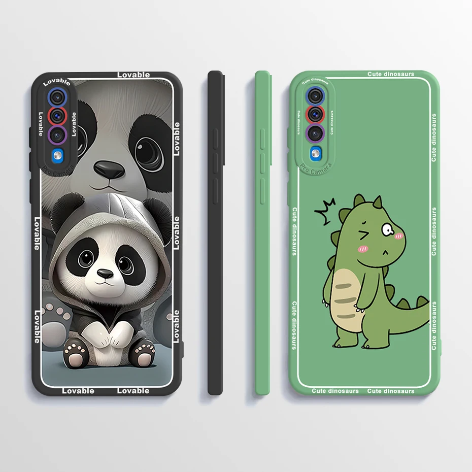 Case For Samsung Galaxy A50 Case Cute Panda Silicone Phone Soft TPU Protection Back Cover For Samsung A50S A 50 A 50S Case Funda