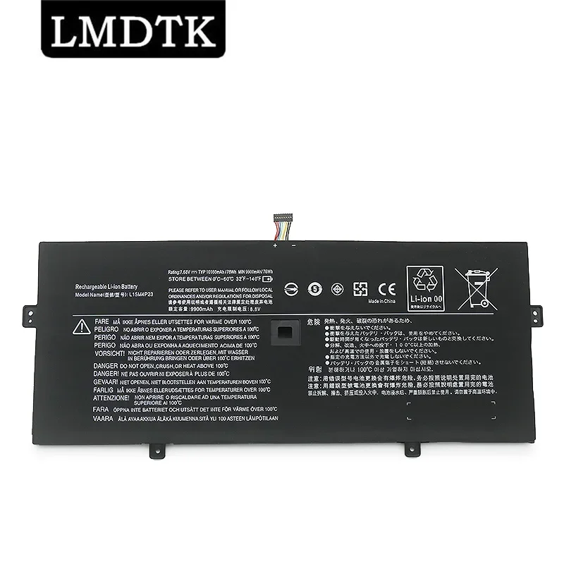 

LMDTK New L15M4P23 Laptop Battery For Lenovo Yoga 910-13IKB 910 13 80VF Yoga 5 Pro(512G) L15C4P21 L15M4P21 L15C4P22 7.68V 78WH