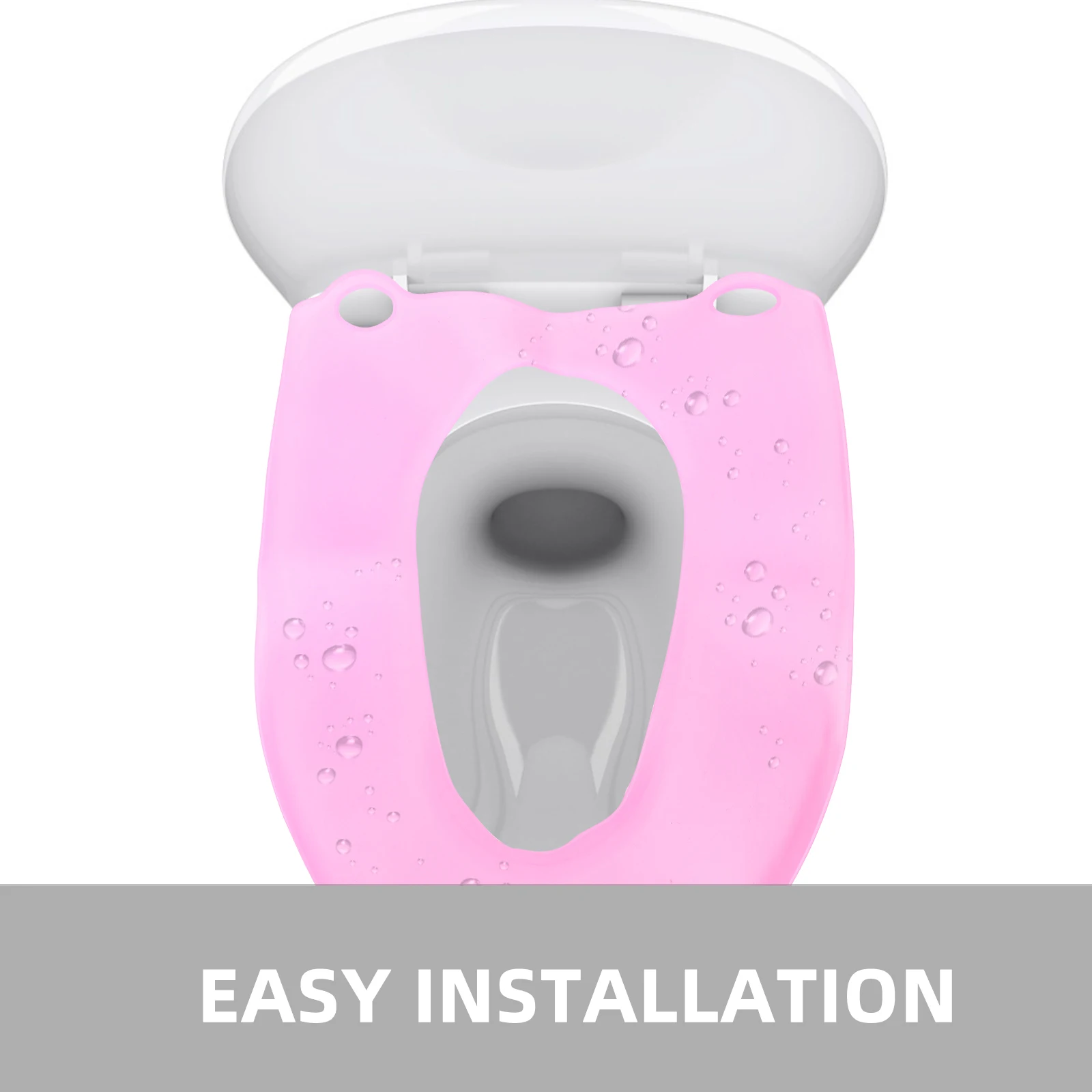 

1Pcs Toilet Seat Cushion Silicone Waterproof Washable Universal Toilet Seat Pad Household Bathroom Accessory Travel Portable