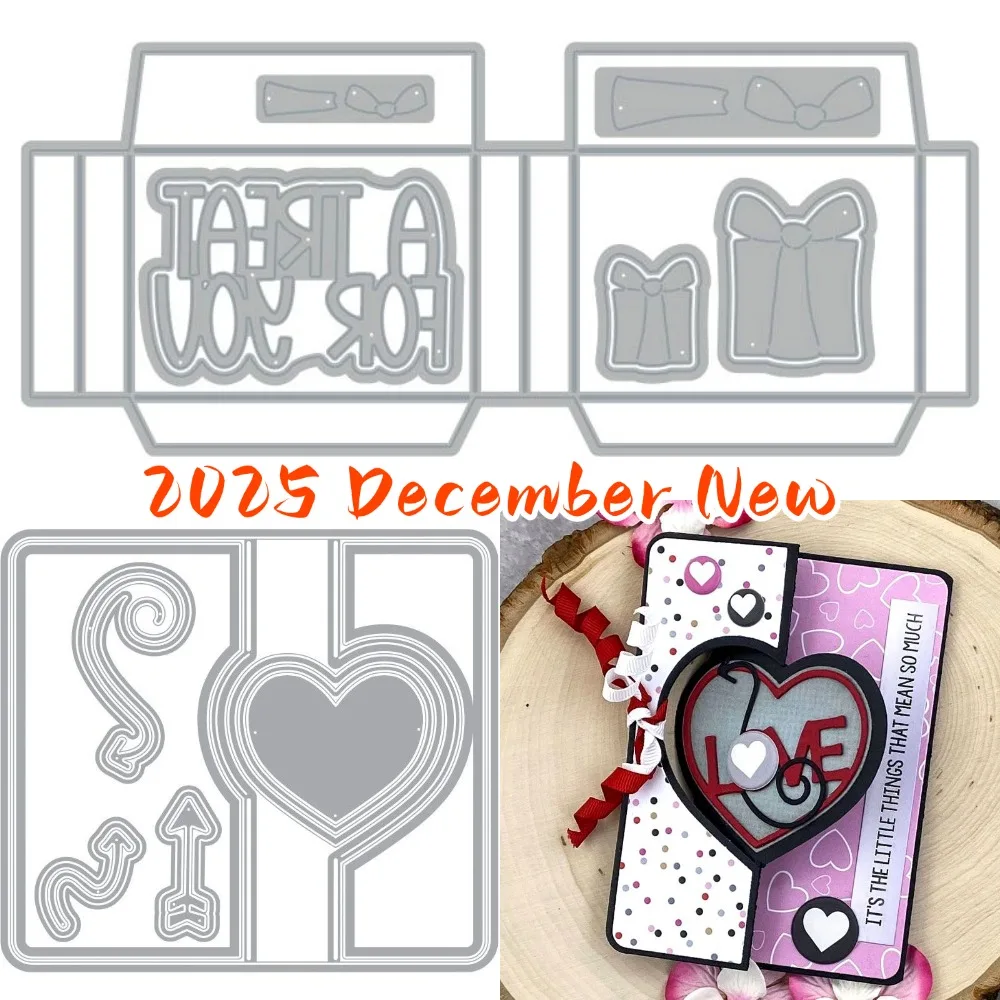 

Stand-Up Cutting Dies Scrapbook Diary Decoration Explosion Box Pop-Up Embossing Template Diy Greeting Card Handmade 2025 New