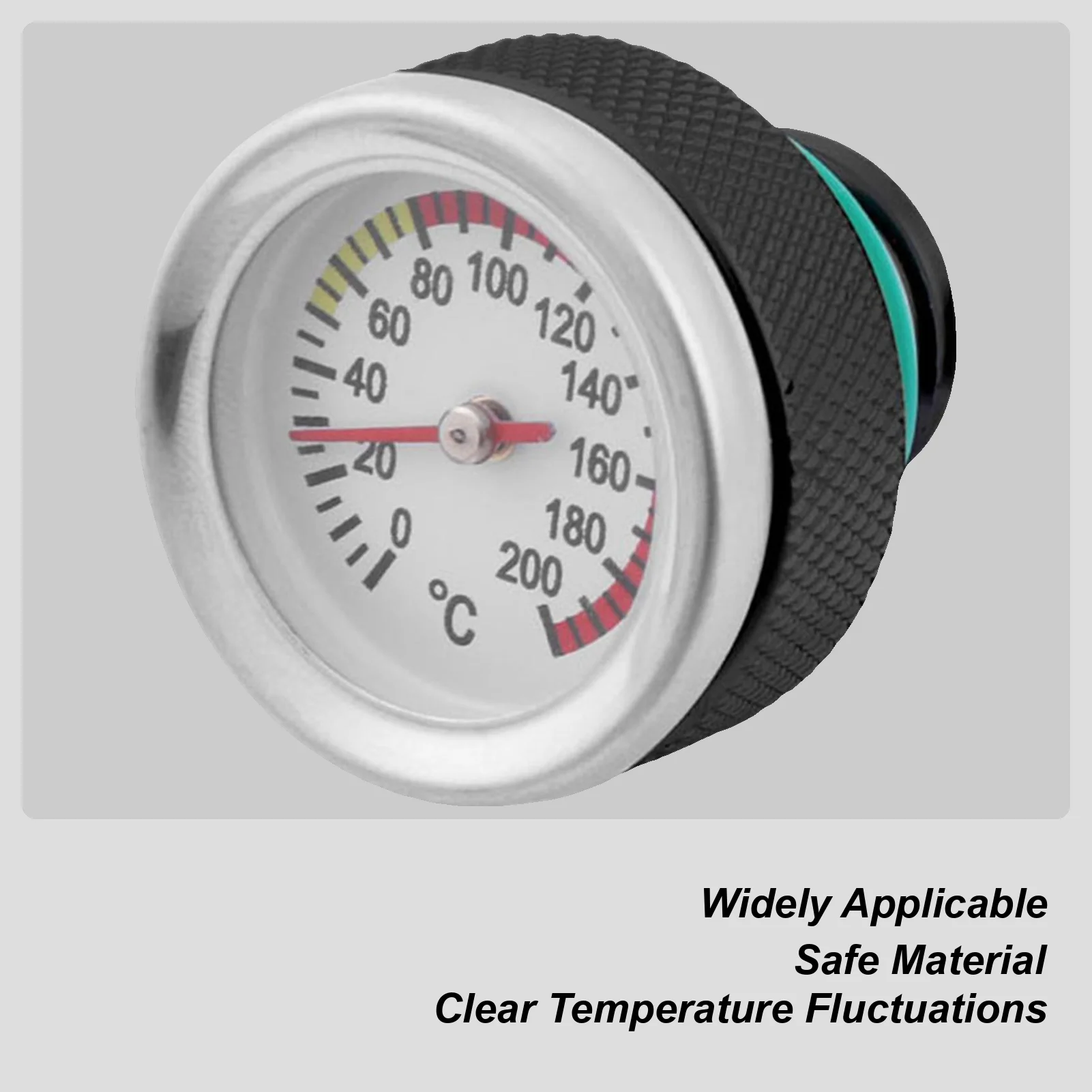 

For Motorcycle M20*2.5 Motorcycle Tank Cover Lid With Temperature Gauge Oil Cap For Motorcycle For Restoration Repair Shops