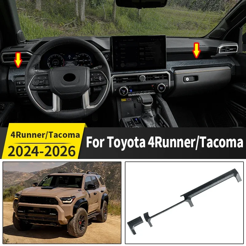 

For 2024-2026 Toyota 4Runner Tacoma Dashboard Decoration Panel Interior Upgraded Accessories