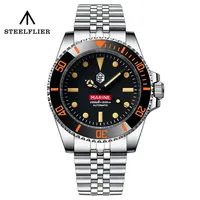 STEELFLIER Official SF754V Luxury Wristwatch NH35 Mechanical Movement Synthetic Sapphire Super Luminous 30Bar Waterproof Watches