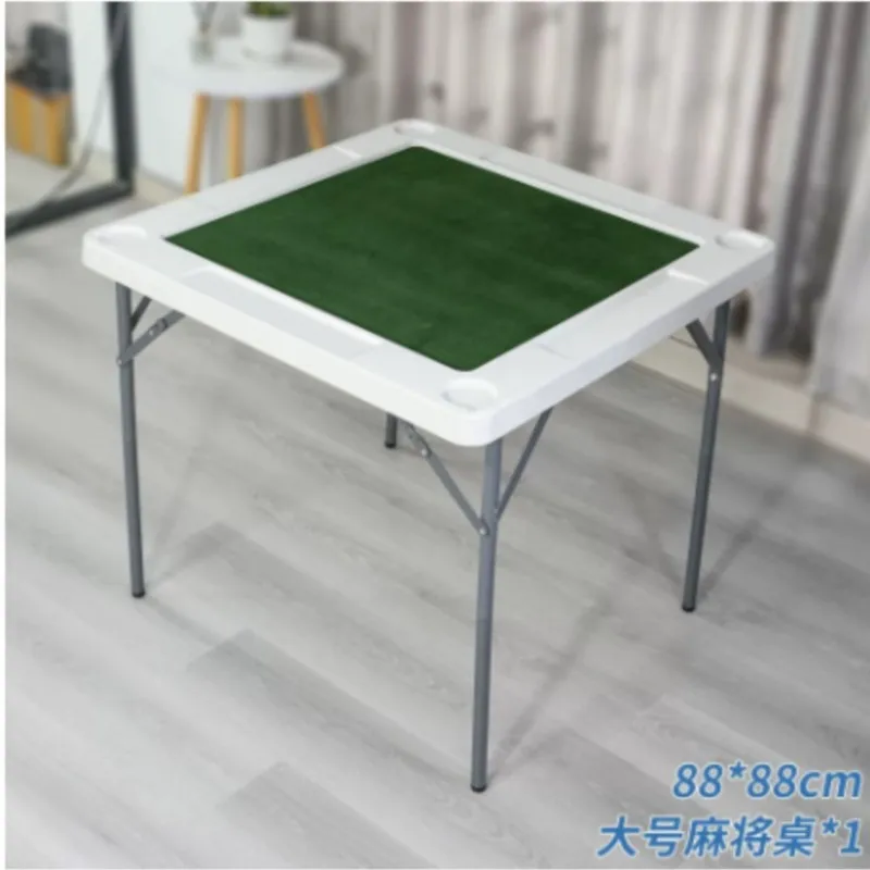 

Маленький столик для маджонга 88*88 см, складной домашний ручной натертый карточный столик, уличный маленький ручной шахматный стол и карточный столик, квадратный стол