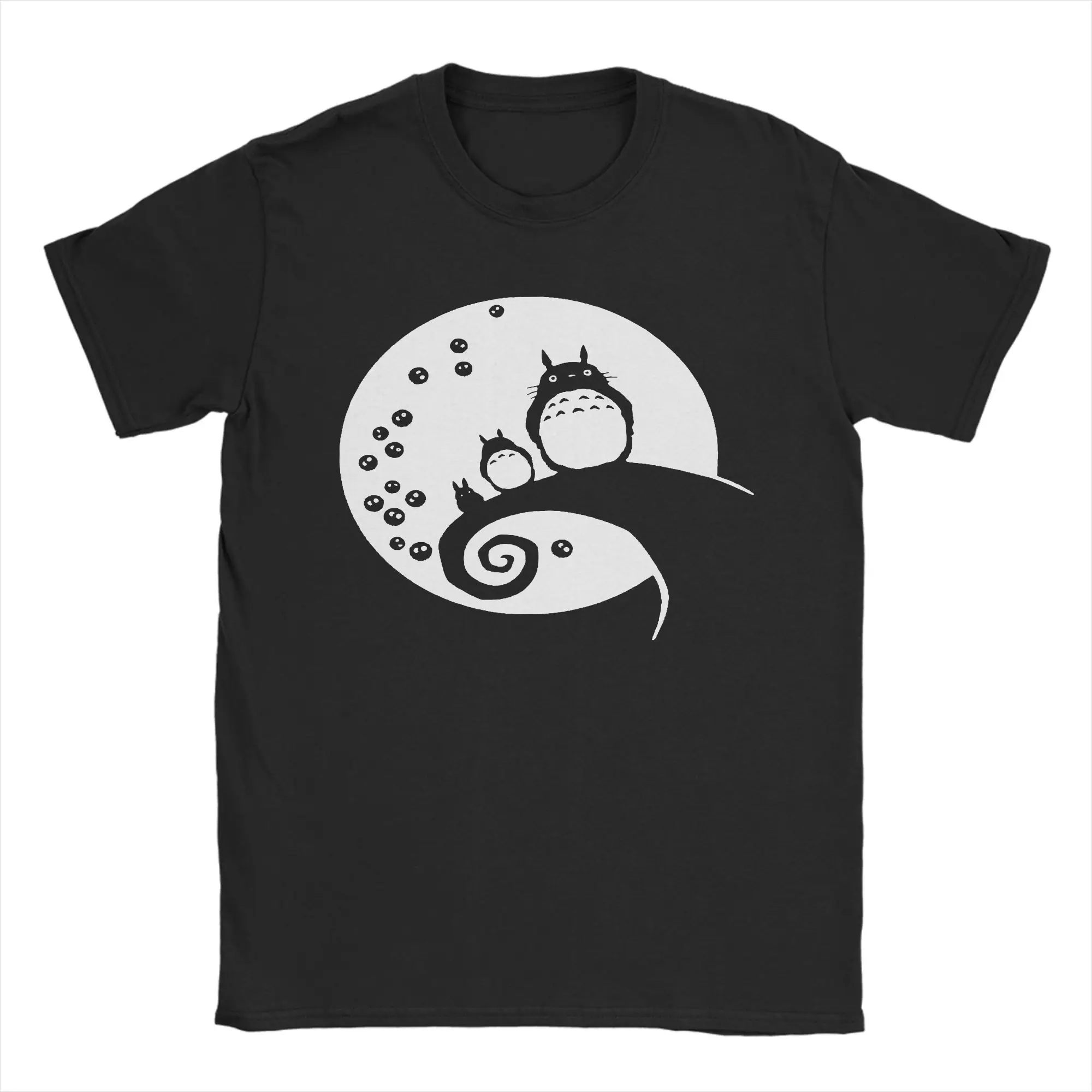 Hayaos Miyazakis Before Christmas T-Shirts für Männer und Frauen, Vintage-T-Shirt aus reiner Baumwolle, kurzärmeliges T-Shirt, bedruckte Kleidung – Detail 4