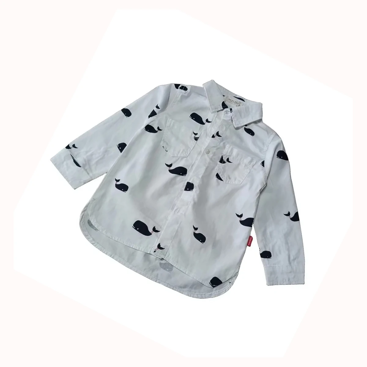 

Kids clothes boys shirt 2 to 8 years cartoon whale print children top рубашка для мальчика spring autumn camisas para niños