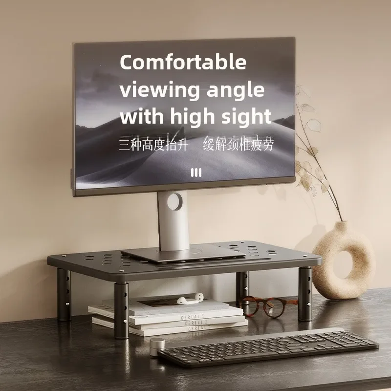 Home Desktop Computer Monitor Height Stand Office Desktop Machine Placement Computer Books Miscellaneous Items Iron Sorting Rack