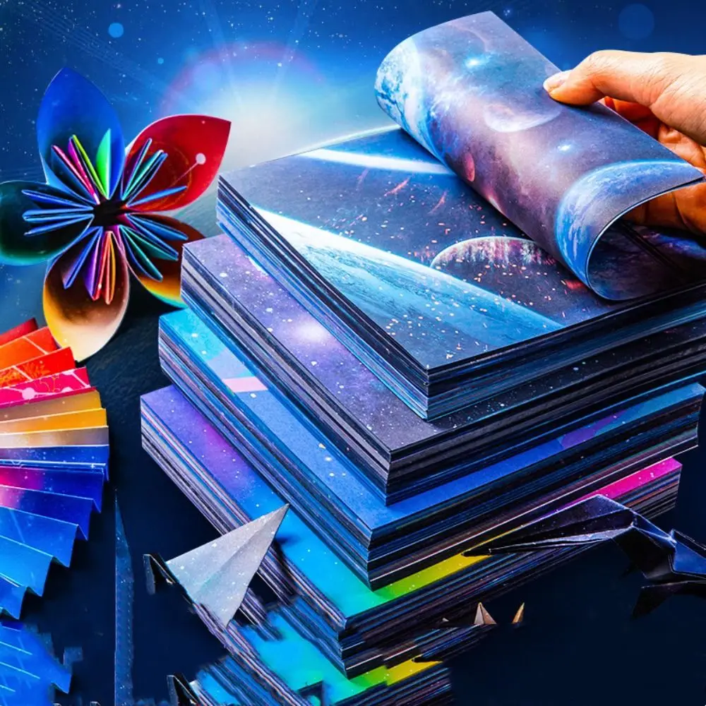 Creative Square Star Sky Constellations Origami Paper Kid DIY Handmade Double-sided Coloring Fold Craft Paper Art Material Gift