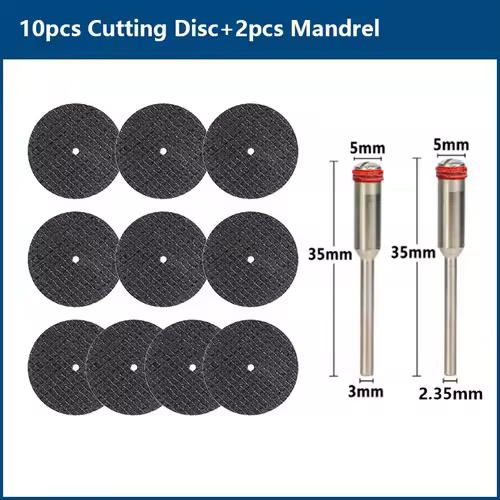 CMCP 32mm Abrasive Cutting Disc With Mandrels Grinding Wheels For Dremel Accesories Metal Cutting Rotary Tool Saw Blade - Image 9