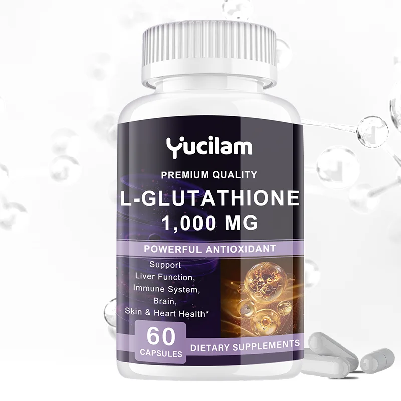 

Reduced L-Glutathione 98% Pure 1000mg Antioxidant Supplement - Support Liver Function, Immune System, Skin Health & Heart Health