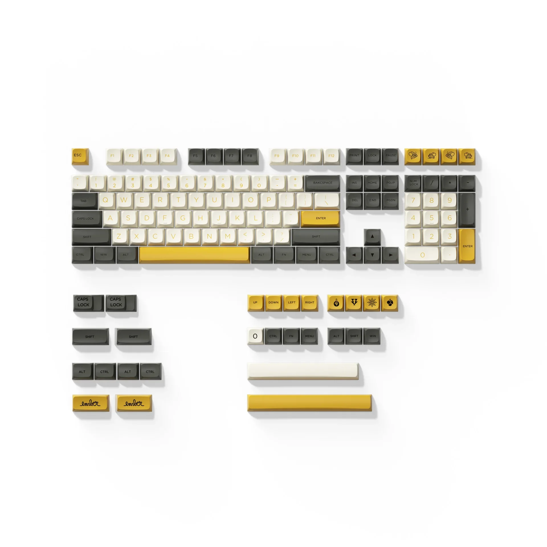 XDA High Theme Keycap PBT Sublimação Mecânico Teclado Cap Adaptação Completa 68/75/84/96/98/104