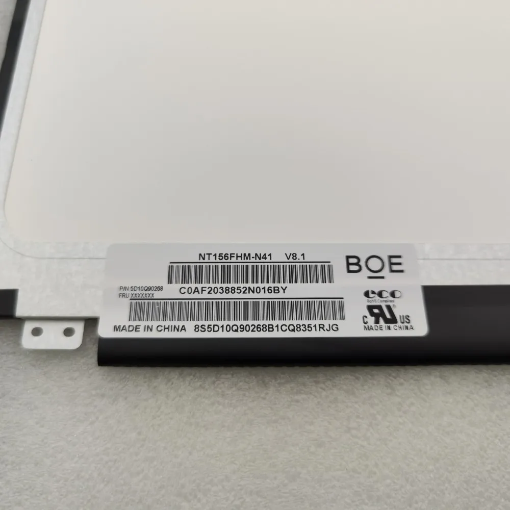 Imagem -02 - Exposição do Lcd para o Portátil B156htn03.8 B156htn03.6 Nt156fhm-n41 Nt156fhm N41 N31 N156hge Eal 156 Magro hd Completo 30 Pinos