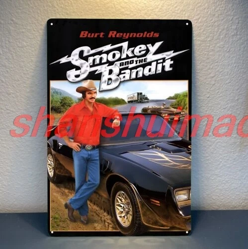 Smokey and the Bandit Movie Metal Poster Tin Sign - 20x30cm Plate SHUI