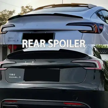 適用於 2023-2024+ 年特斯拉 Highland Model 3 的前保險桿唇邊擴散器車身套件擾流板導流罩改裝配件,黑色碳纖維 10 最佳銷售 特斯拉 Model 3 車身套件 - №10