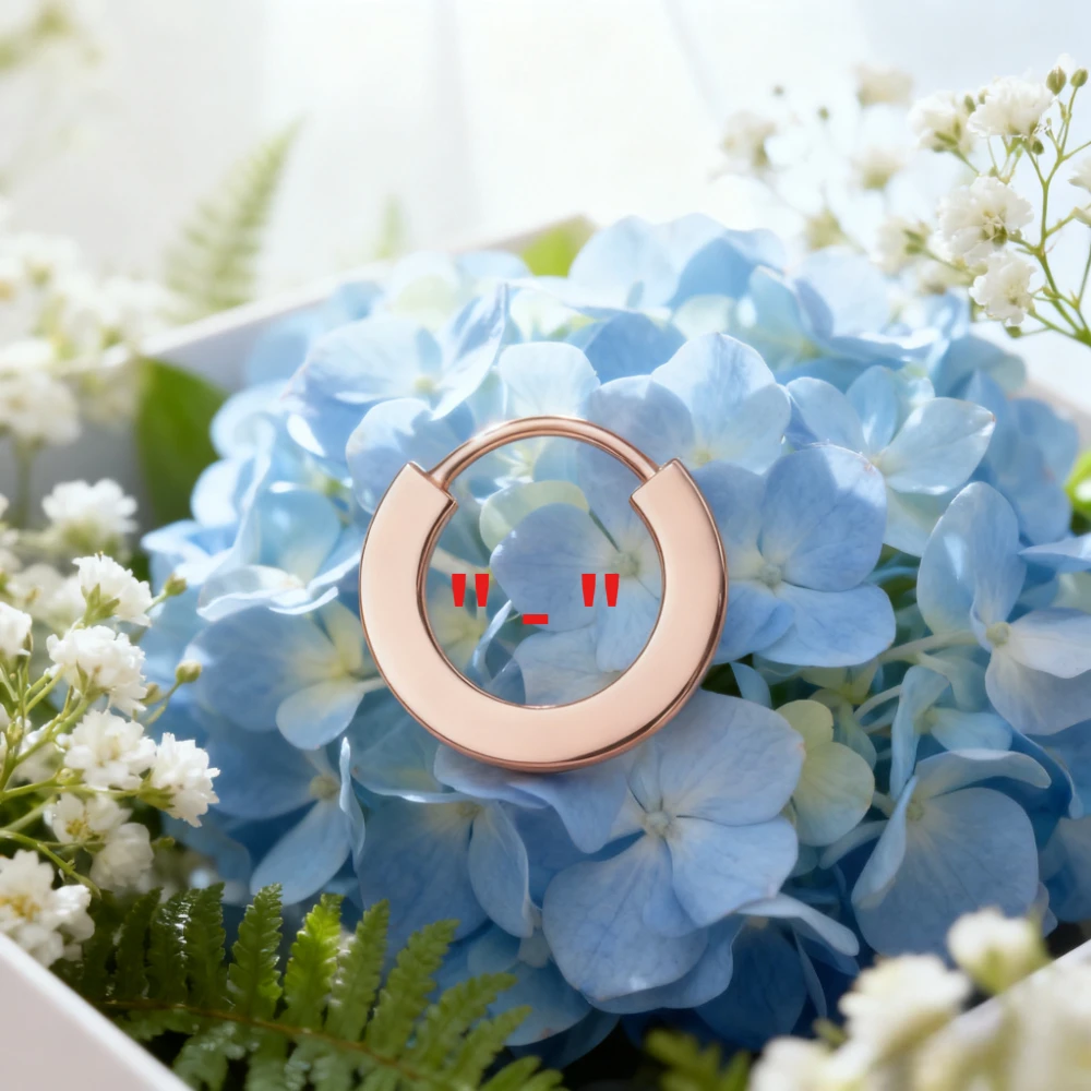 

Rose gold single earrings simple and atmospheric fashion [gift] 2025 Trendy Jewelry