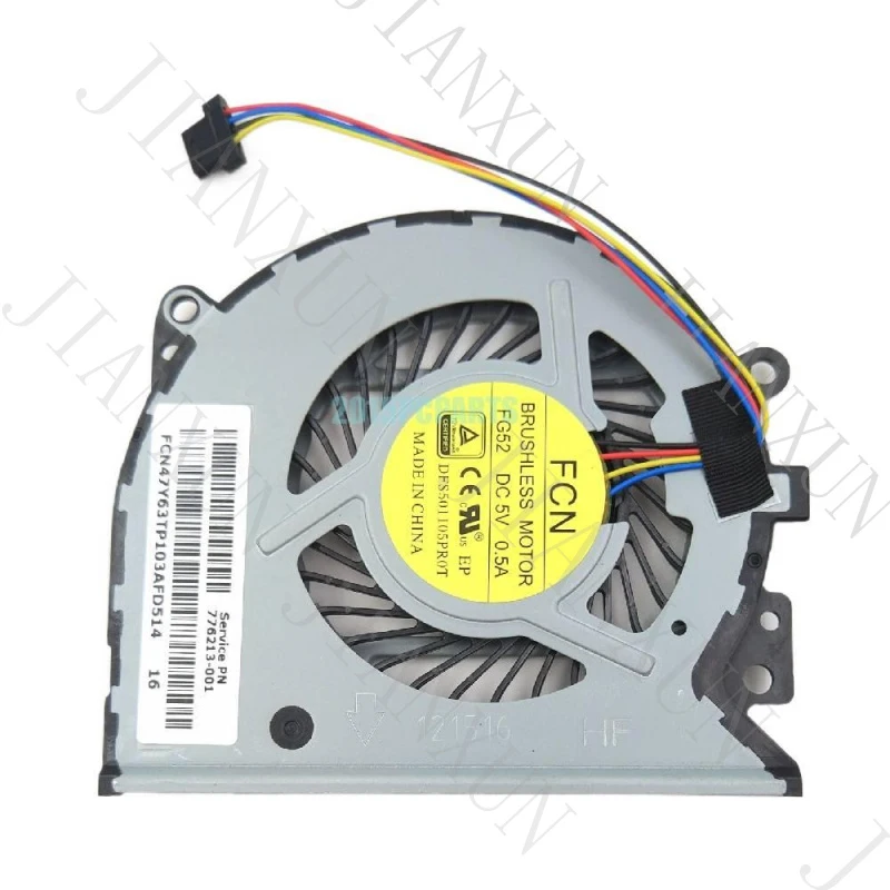 A+New CPU Cooling Fan for HP Pavilion X360 13-a010nr 13-a010DX 13-a013CL | P/N 779598-001 | 5V 4‑Pin PWM Replacement