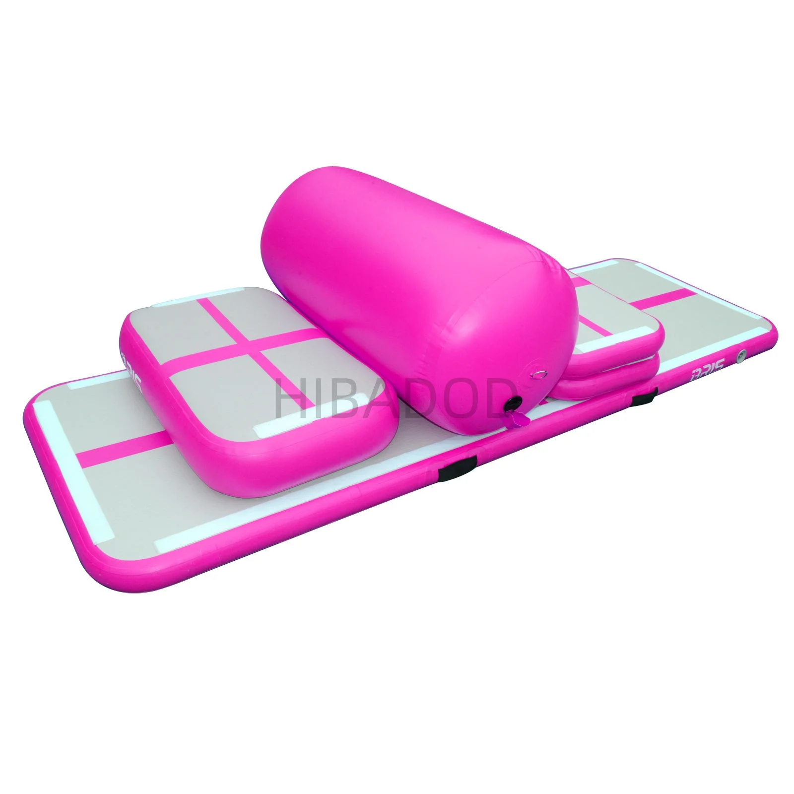 5pcs Set of Inflatable Gymnastics Air Mat Tumble Track Tumbling Mat Floor Mats with Electric Air Pump