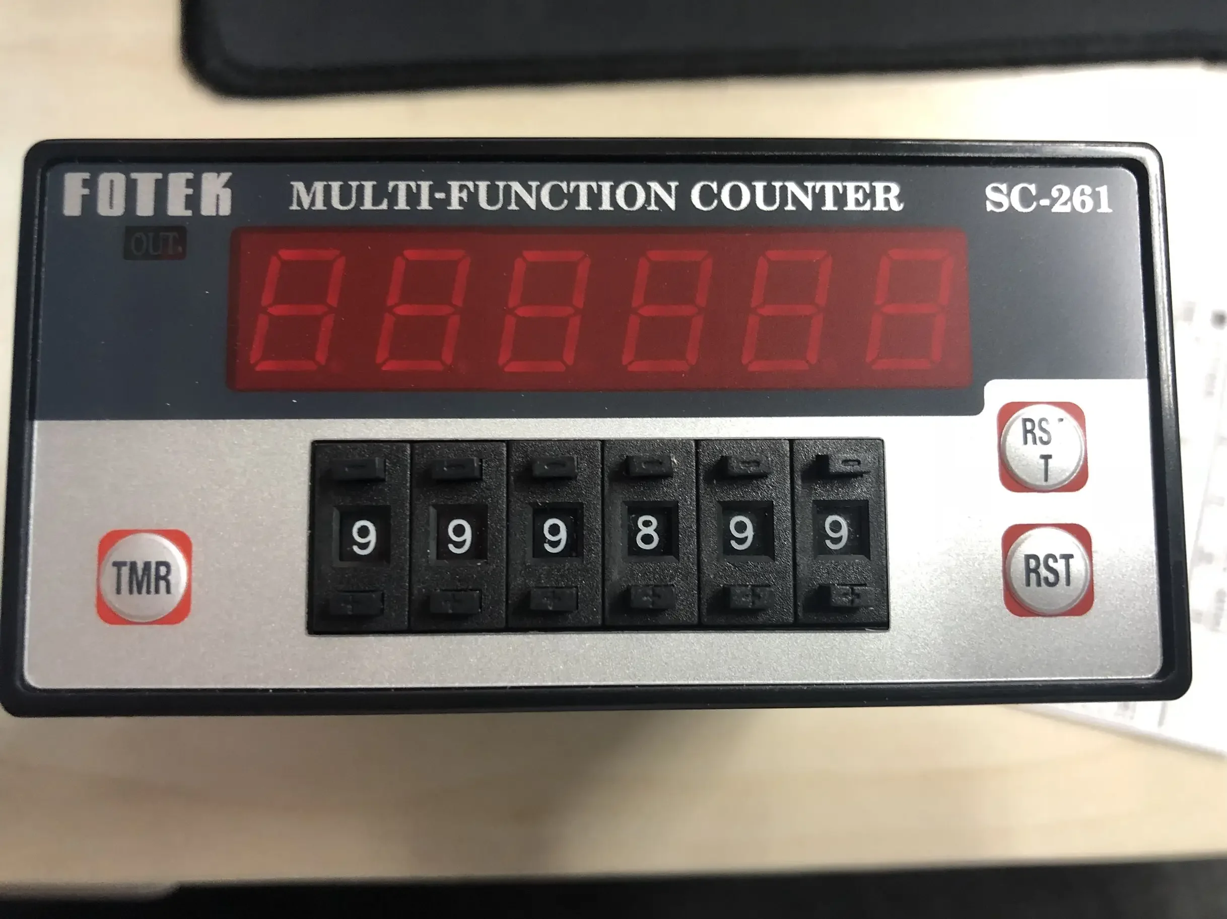 SC-261 Original Boutique Taiwan Yangming FOTEK Electroplating Factory With 6-digit Display Counter Promotion