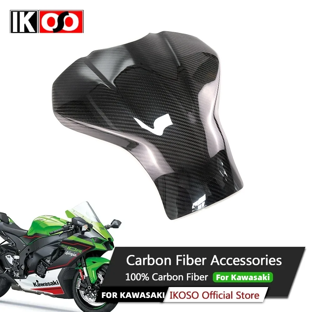 

For Kawasaki Ninja 400 2018-2019 100% Pure 3K Dry Carbon Fiber Fuel Tank Cover Fairing Motorcycle Shell Modification Accessories