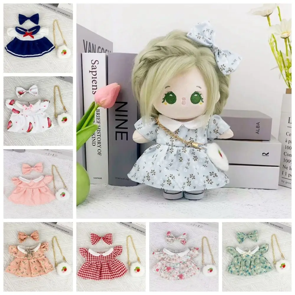 Spring Summer Cotton Doll Dress Princess Dresses Jk Dress 20cm Cotton Doll Clothes Sweet Skirt Lovely Idol Dolls Skirt