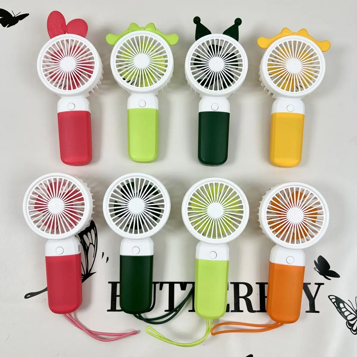 Portable Rechargeable Mini Pocket Fan, Battery-Operated Cute Pet Design Handheld Fan Gift