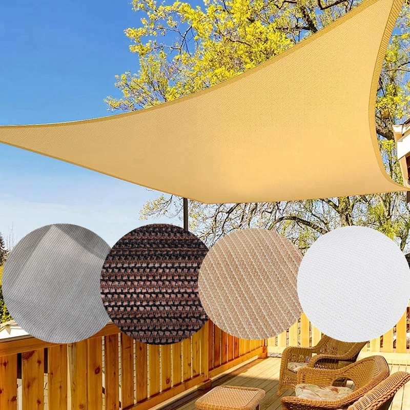 

Customize Sun Shade Sail Garden Patio Swimming Pool Awning Canopy Sunscreen Anti-UV Outdoor Sun Shelter Sunshade Net