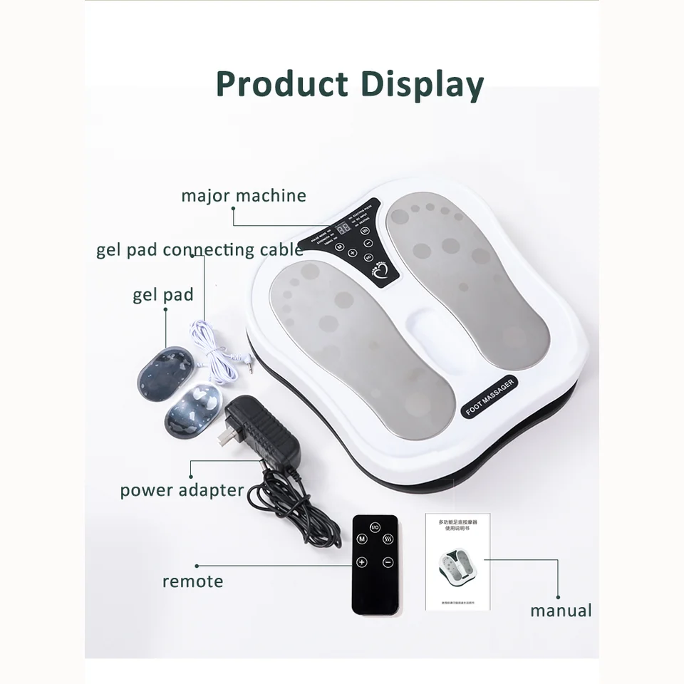 Physiotherapy Pulse Foot Massager Multifunctional Sport Massage Foot Massage Machine Household Meridian Dredging Heate