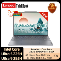 LENOVO Laptop ThinkBook X Ultra 5 225H/Ultra9-285H 32GB RAM 1TB SSD Intel Arc Graphics 13.5-inch 2.8K 120Hz  Notebook PC