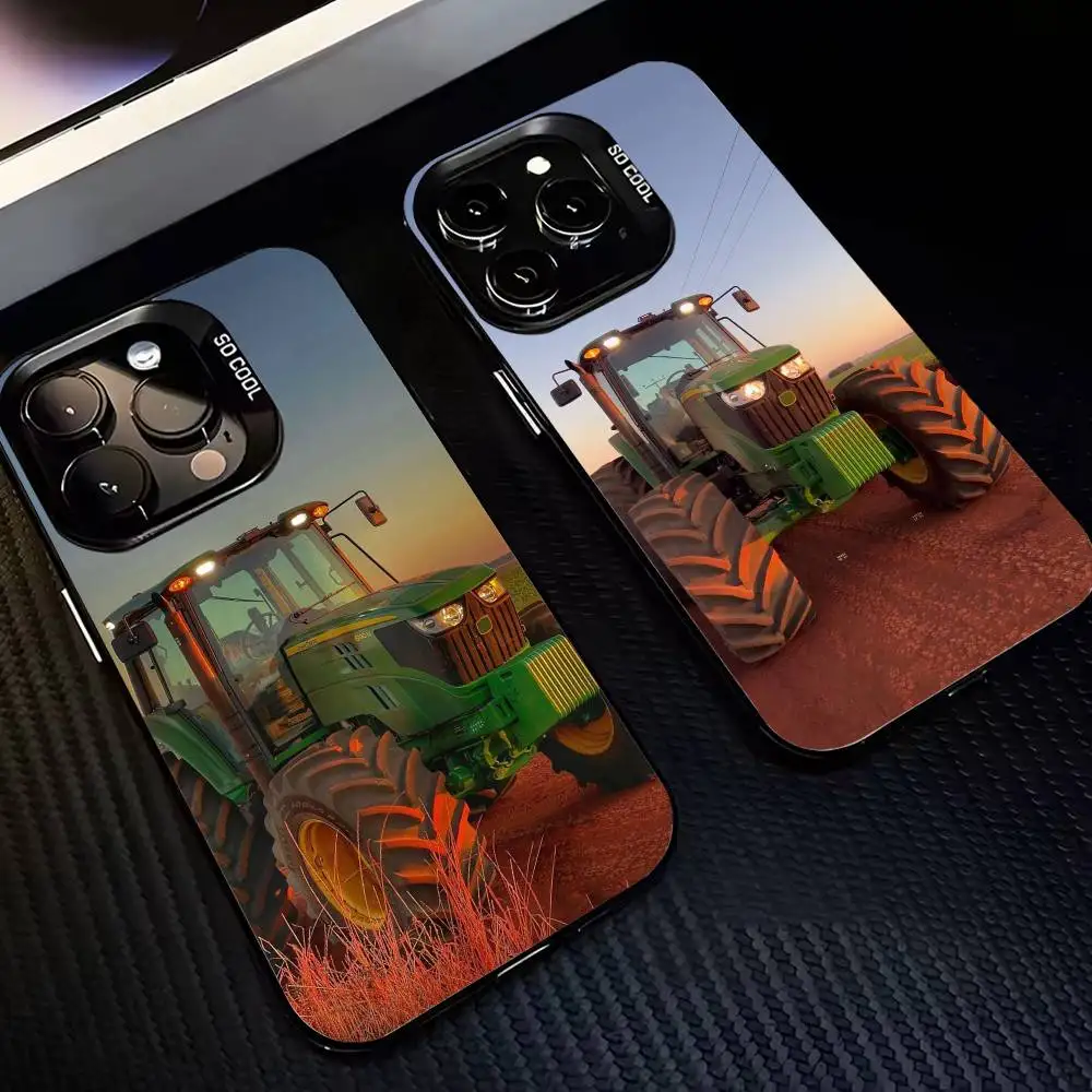 

M-Multi-Purpose F-Farming Tractor Phone Case For iPhone 16,15,14,13,12,11,Pro,MAX White Matte Shockproof Cover