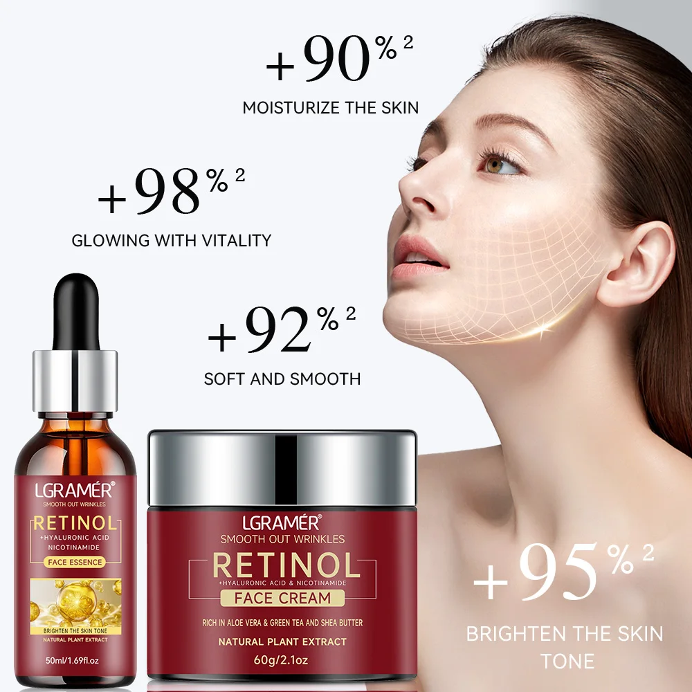 Retinol Lifting Firming Cream Repairing Moisturizing Nourishing Cream Brightening Skin Facial Cream Anti-Aging Face Skin Care