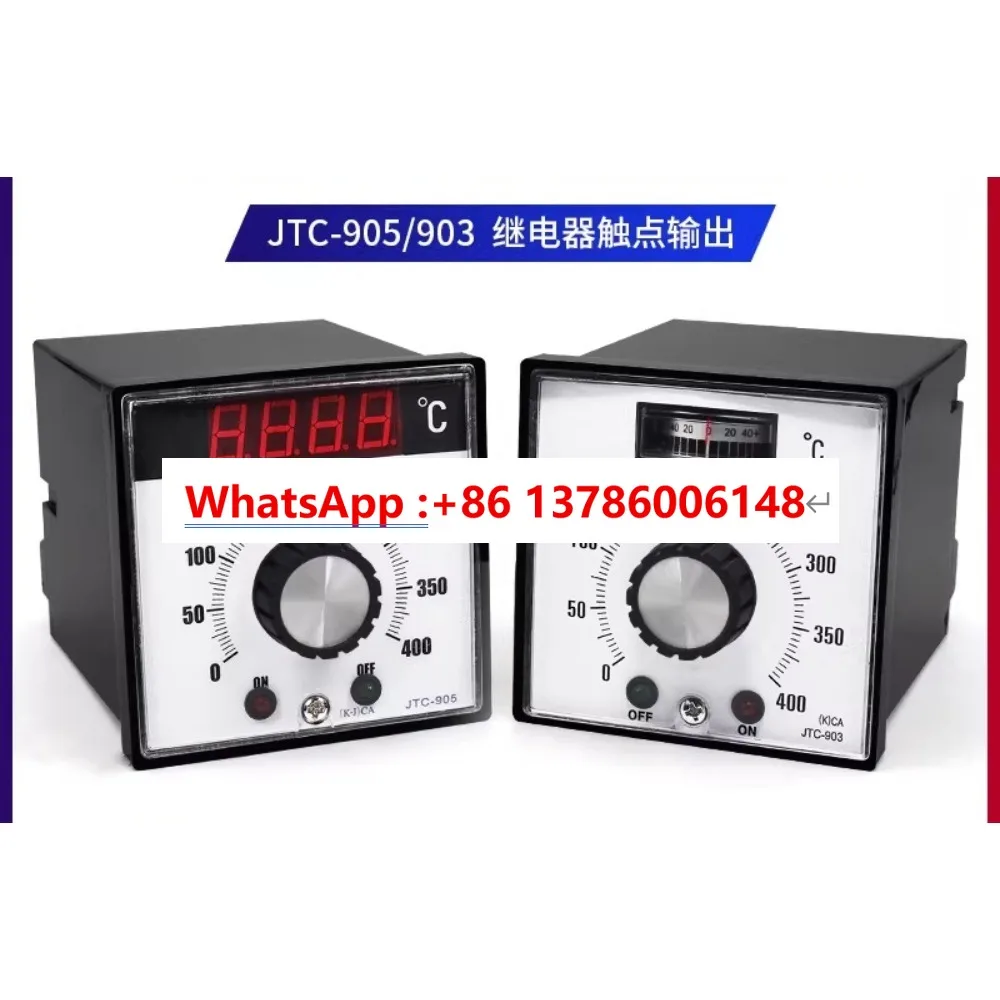 Electric Temperature Control Instrument JTC-903 JTC-905 Knob Adjustment K Type Input Thermostat