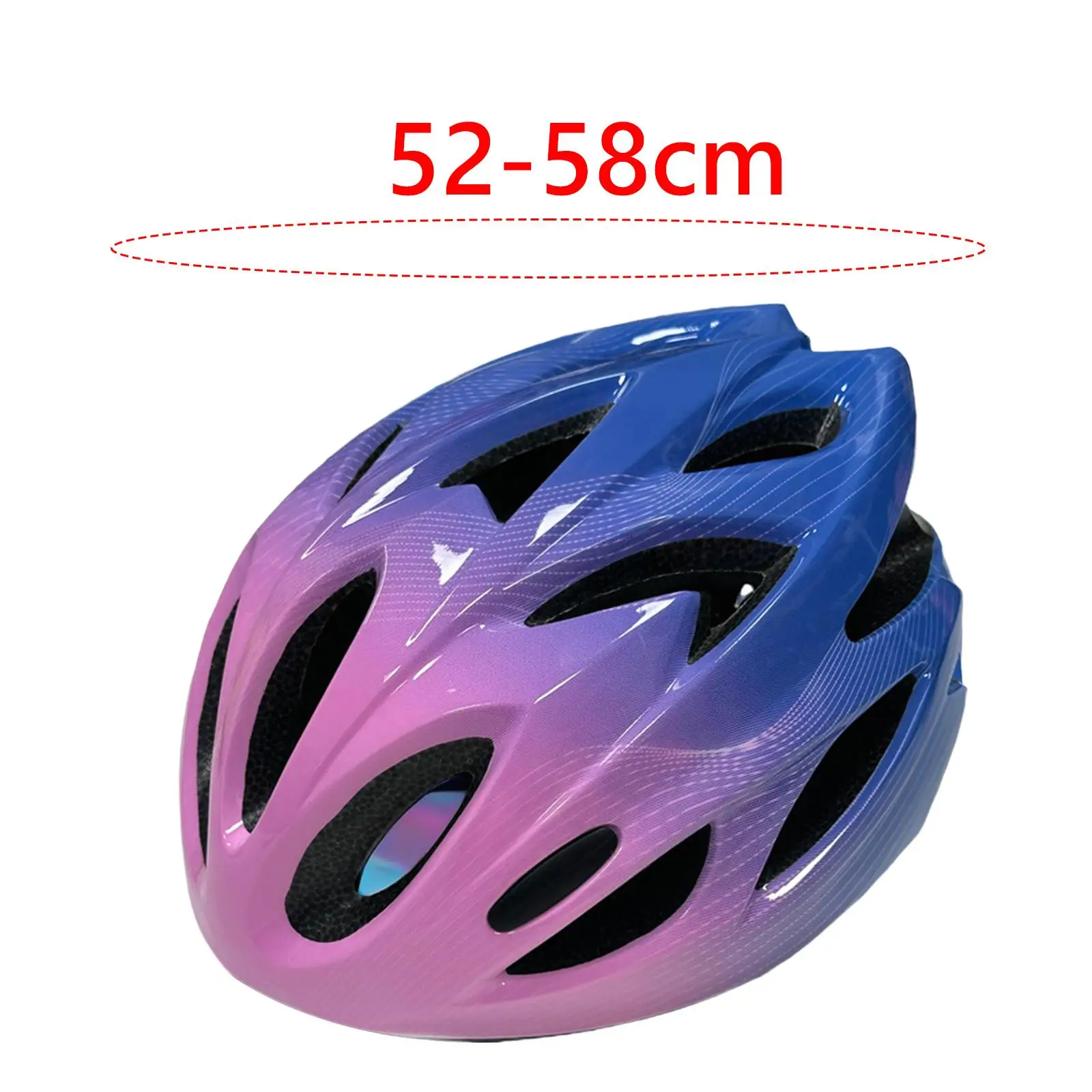 Bike Helmet for Kids Portable 52cm-58cm Lightweight Child Bicycle Helmet for Outdoor Bicycling Roller Skating Biking Riding