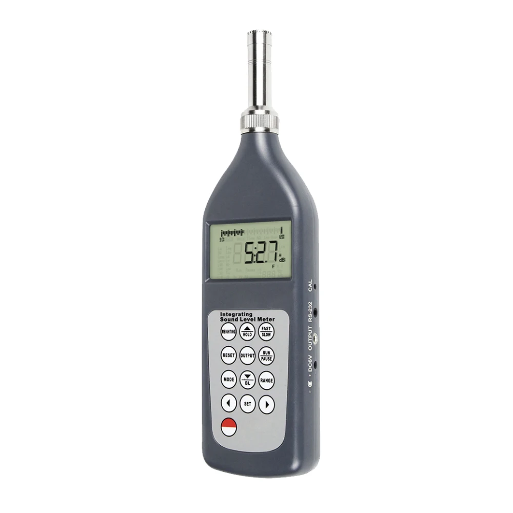 Pulse Integrating Sound Level Meter SL-5868ILEQ Integrating Average Sound Level Meter 25dB(A)~ 130dB (A) Ambient Noise Meter