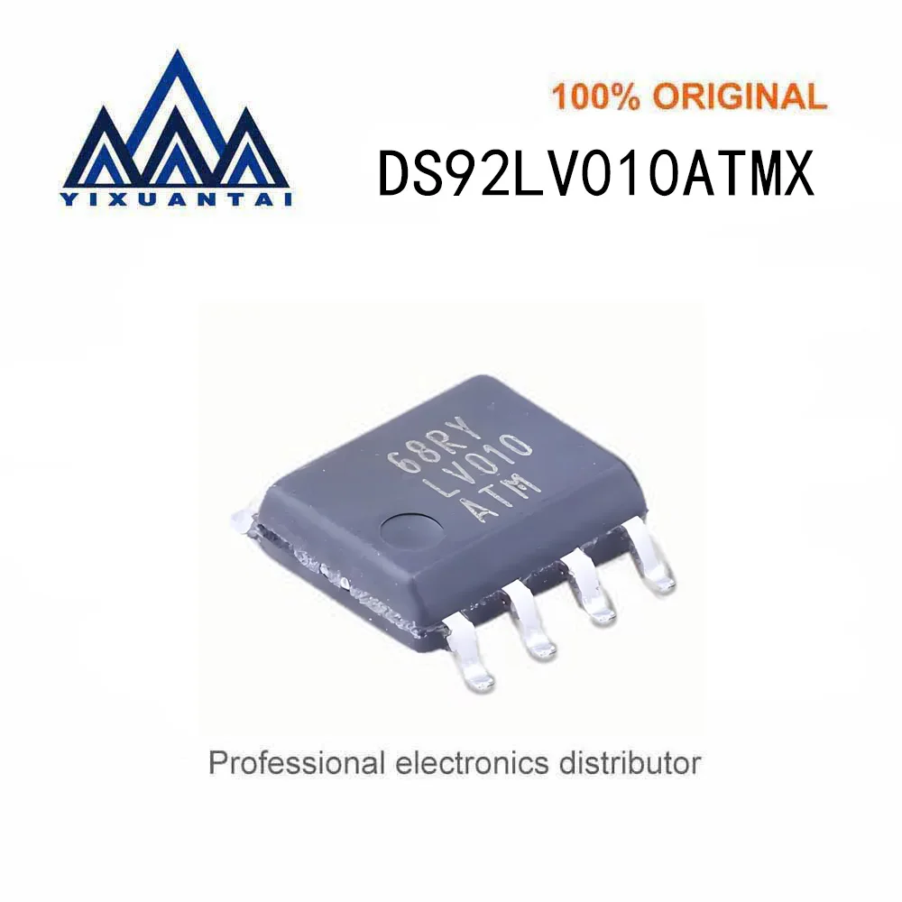 

5pcs/Lot DS92LV010ATMX DS92LV010ATMX/NOPB LV010 ATM【LVDS Transceiver 100Mbps 0.36V】8-SOIC New and Original