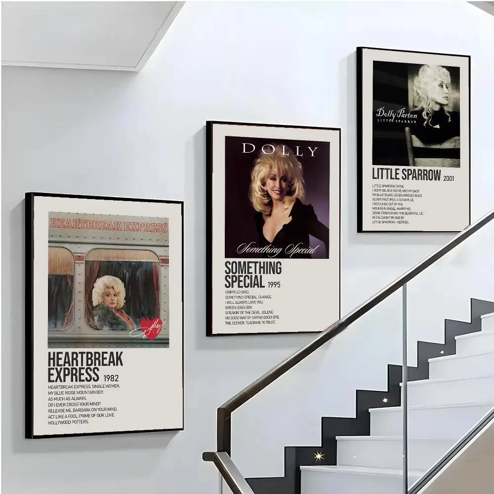 D-Dolly P-Parton Poster HD Print Wall Art for Bedroom Living Room Office Bar Home Decor Aesthetic Print