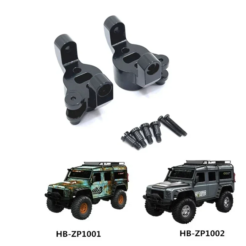 Metalowa przednia piasta C Carrier Caster Block dla HB Toys ZP1001 ZP1002 ZP1003 ZP1004 ZP 1001 1/10 RC Car Upgrades Parts