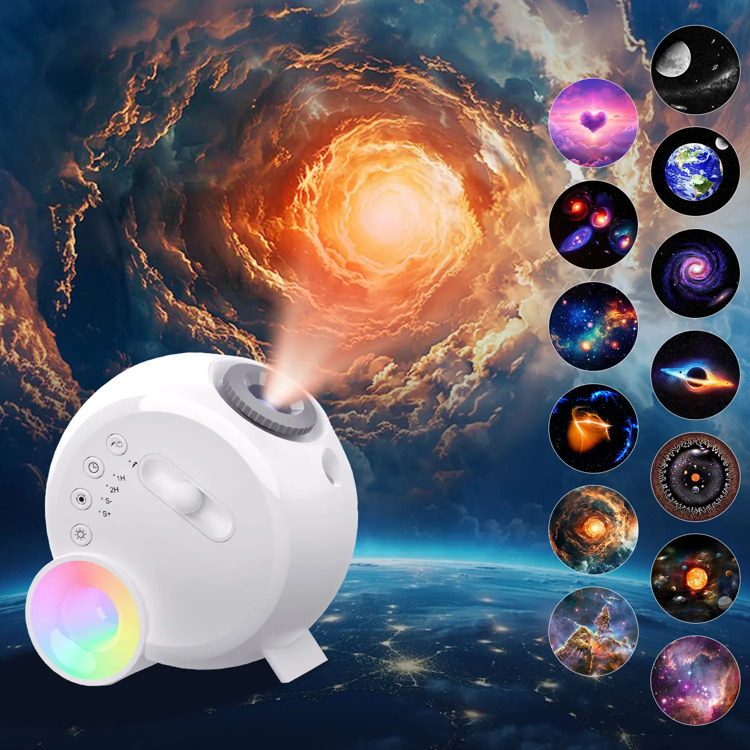 projecteur-galaxy-13-en-1-4k-hd-360-°-lampe-de-projection-rotative-etoile-veilleuse-romantique-decoration-de-chambre-a-coucher-cadeau-d'anniversaire-ou-de-fetes