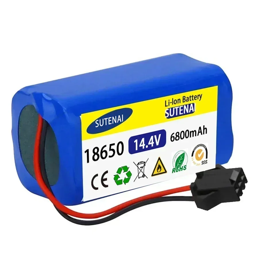 14.4V 6.8Ah Li-ion batterij voor Cecotec Conga Excellence 950 990 1090 Ecovacs Deebot DN621 601/605 Eufy RoboVac 35C Panda i7 V710