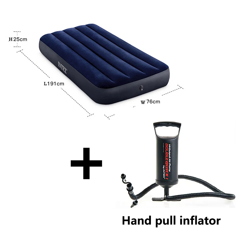 

Intex 64756 Single design air bed inflatable air mattress with built-in pump air mattress inflatable mattress bed