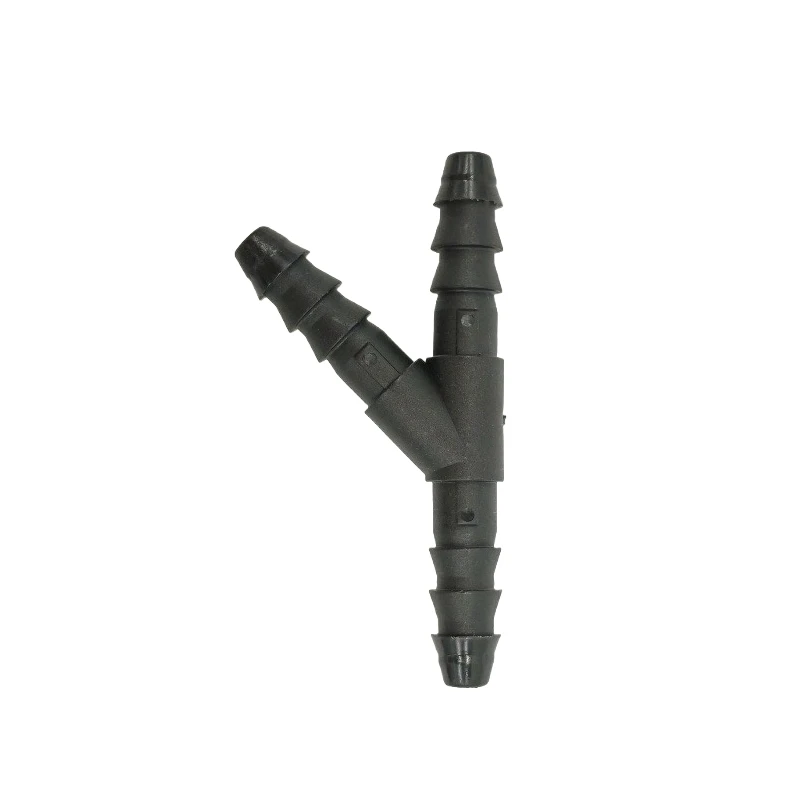 ID4 Y type tee connector fuel line quick connector three way joint three-way Duplex fitting high quality auto parts 2pcs a lot