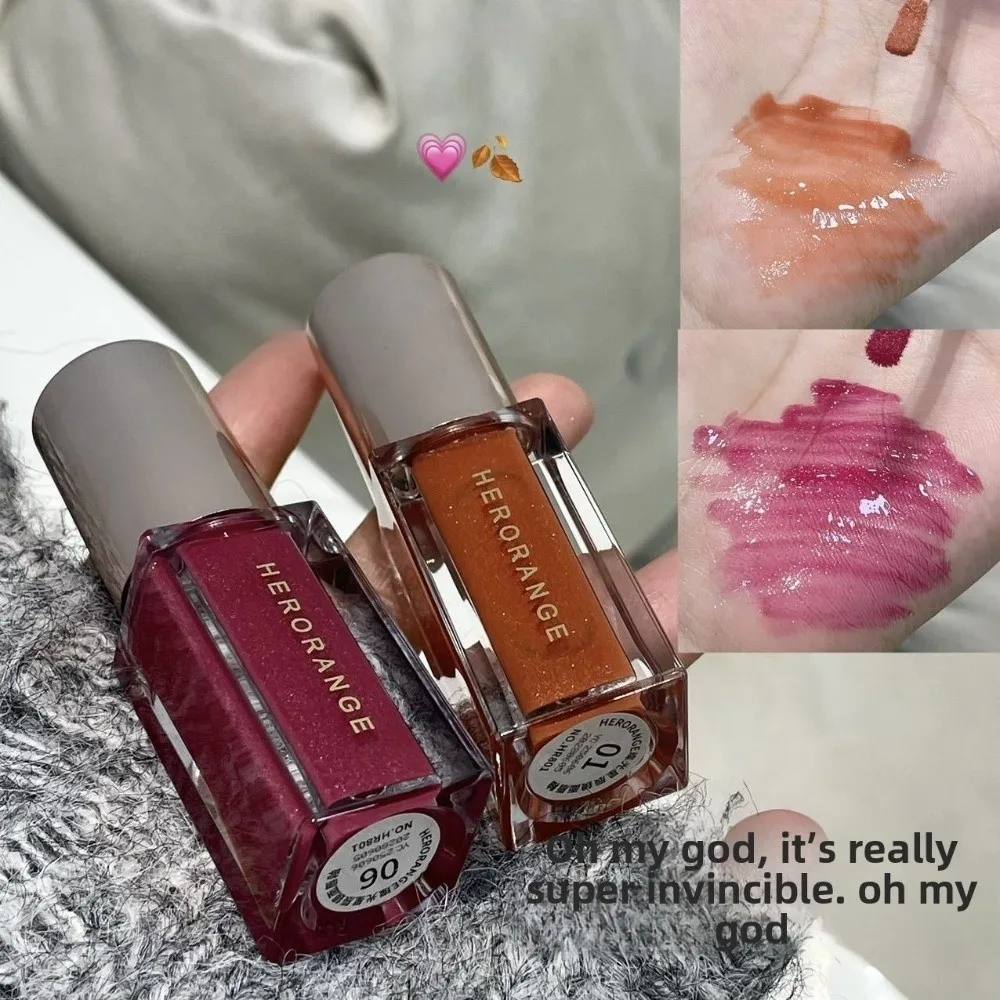 Lucidalabbra Volumizzante Effetto Scintillante, Gloss Liquido Impermeabile a Lunga Durata, Non Appiccicoso, Idratante, per Uso Quotidiano