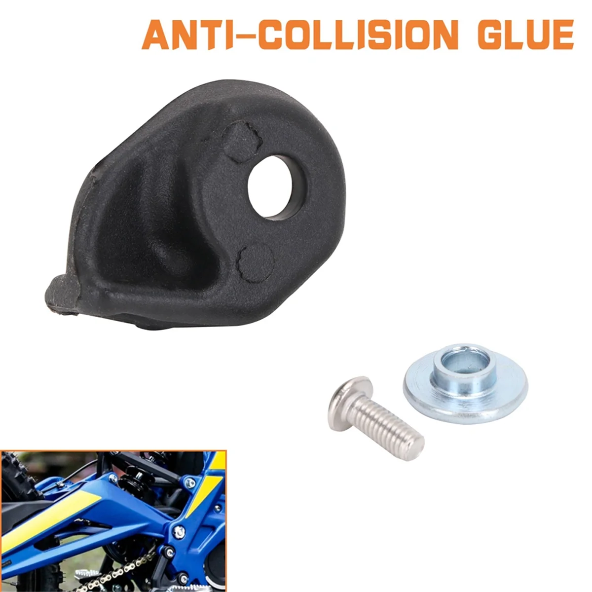 Motorcycle Anti-Collision Adhesive Glue Rubber Swing Arm Flat Fork for Surron Sur-Ron Light Bee Accessories