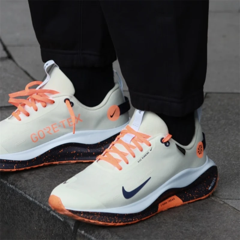 NIKE Original Man sneakers New Arrival React Infinity Run Flyknit 4 Gore-Tex Low Shock-absorbing and wear-resistant shoe