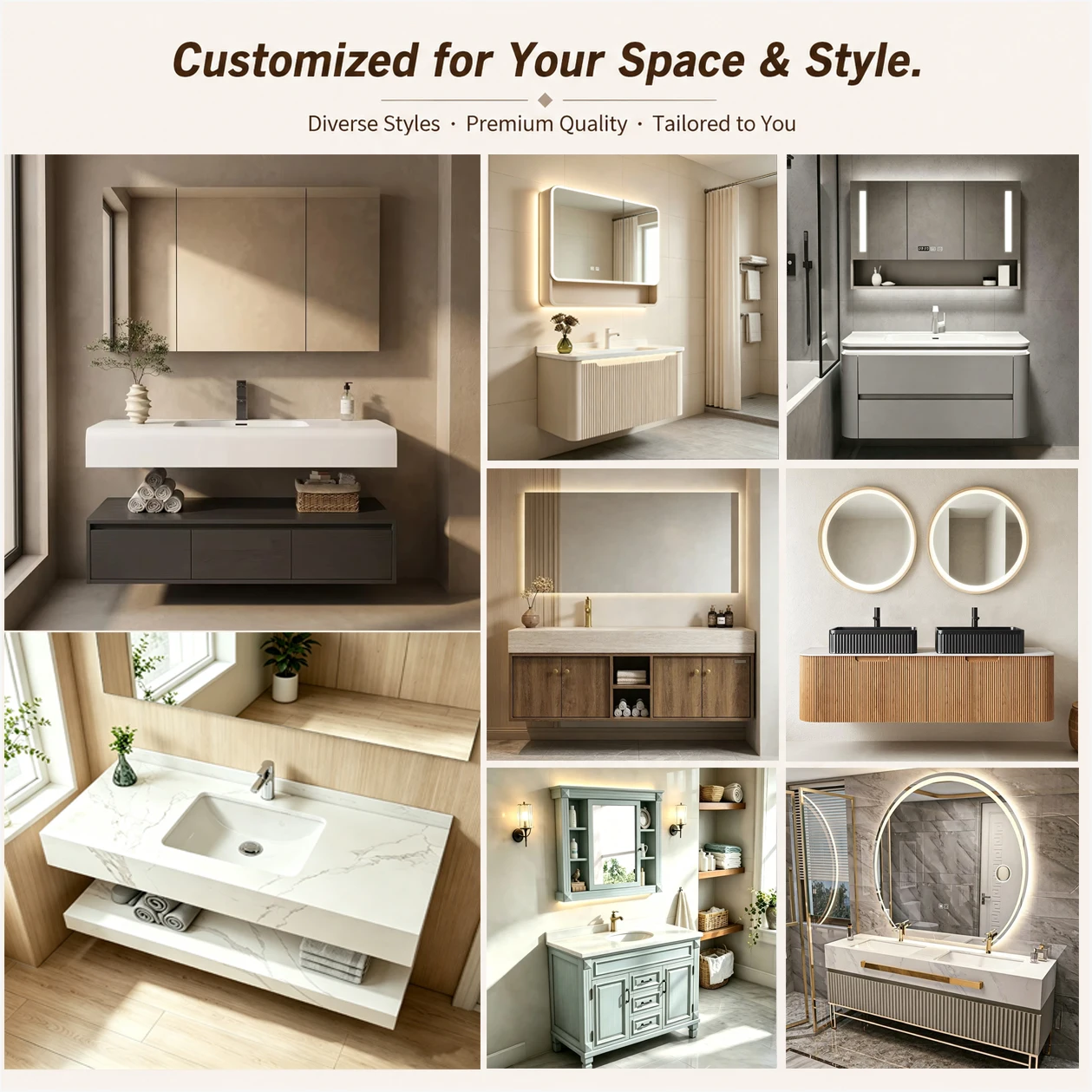 ตู้ห้องน้ำสไตล์โมเดิร์นฟาร์มเฮ - Home Living Bathroom Vanity บทวิจารณ์และราคา