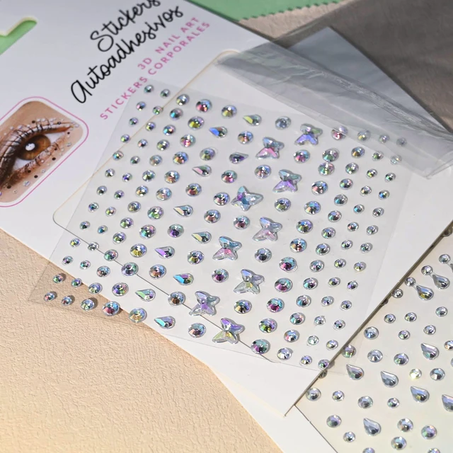 1Pcs Face Diamond Gem Sticker 5D Colorful Rhinestone Tattoo Stickers Fo Festival Nail Body Makeup Bling Jewelry DIY Face Sticker 5 1Pcs Face Diamond Gem Sticker 5D Colorful Rhinestone Tattoo Stickers Fo Festival Nail Body Makeup Bling Jewelry DIY Face Sticker 5