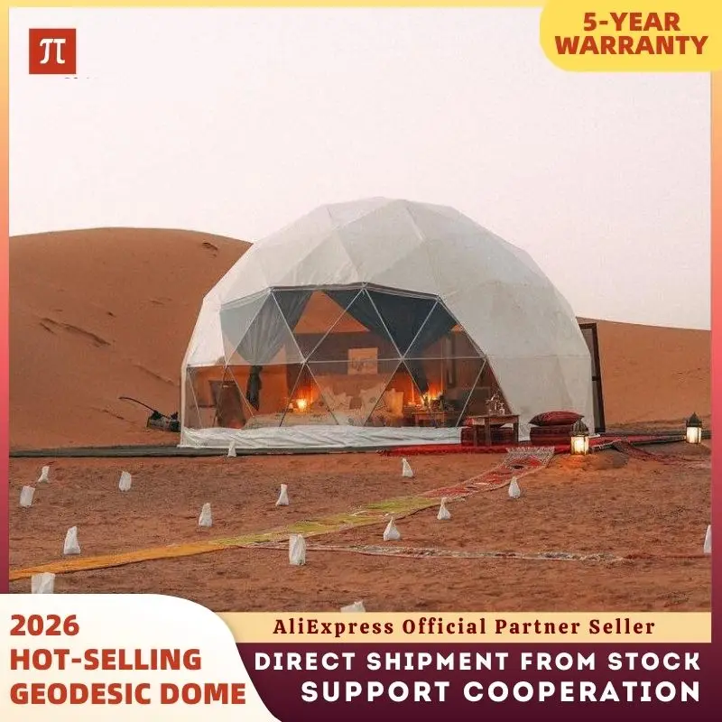 

Manufacturer Transparent Geodesic PVC Geodesic Dome Luxury Hotel Tent Glamping Round Tent for Hotel,Resort & Camping Commercial