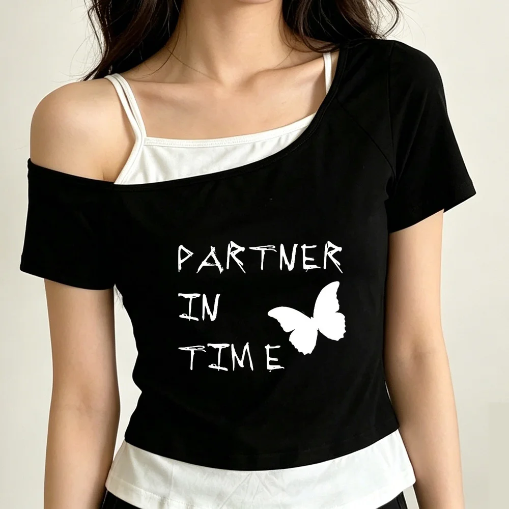 Life Is Strange cropped top women cute emo vintage japanese shirt manga streetwear party japanese