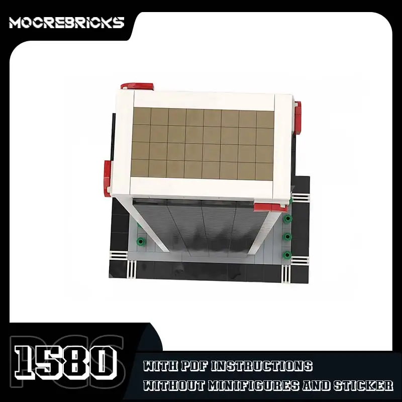 الحديثة مكتب ناطحة السحاب AON مركز LA نموذج MOC-45871 عرض الشارع العمارة اللبنات الجمعية لعبة الطوب الإبداعية