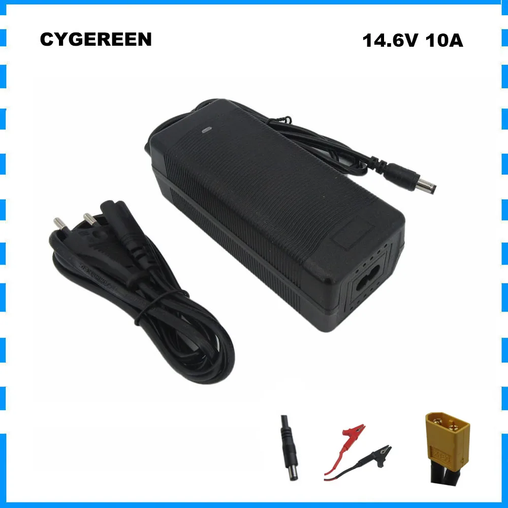 

SJT180E 12V 10A Lifepo4 Ebike Battery Charger 14.6V 10A For 4S 12 Volt 50AH 100AH Iron Phosphate LFP Scooter UPS System Charger